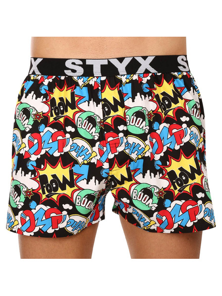 Styx Herren-Shorts Styx art Sportgummi OMG