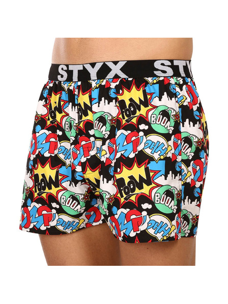 Styx Herren-Shorts Styx art Sportgummi OMG