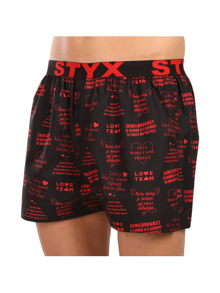 Styx Herren-Shorts Styx art Sportgummi Valentinstag Texte