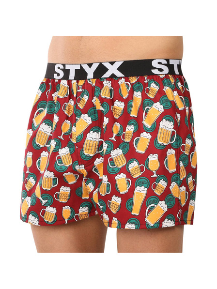 Styx Herrenboxer Styx art Sportgummiband Bier