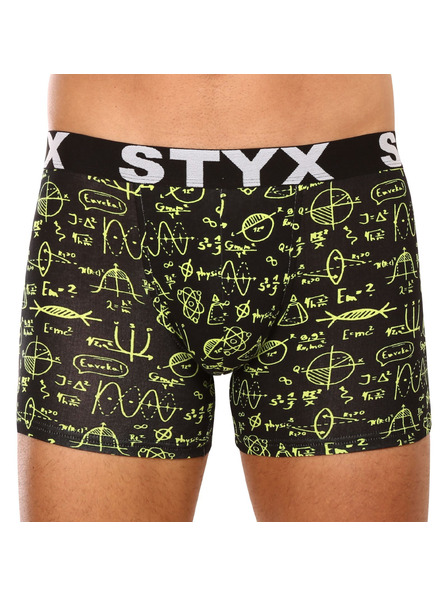 Styx Dreierpack - Herrenboxershorts Styx long art Sportgummi mehrfarbig