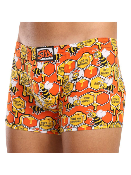 Styx Herrenboxer Styx long art klassisches Gummiband Bienen