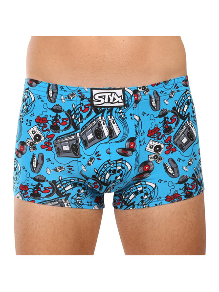 Styx Dreierpack - Herren-Boxershorts Styx art klassisches Gummiband mehrfarbig