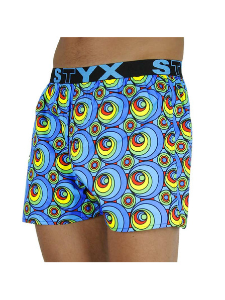 Styx Herren-Boxershorts Styx art Sportgummi Kreise