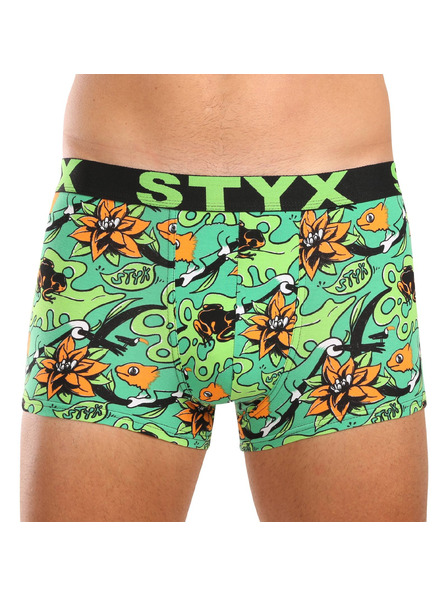 Styx Herren-Boxershorts Styx art Sportgummi Tropic