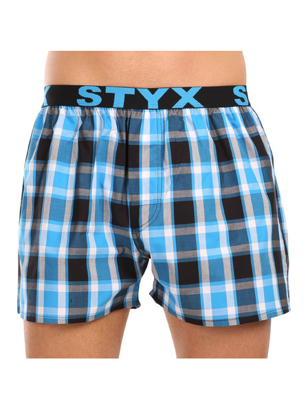 Styx Dreierpack - Herrenshorts Styx Sportgummi mehrfarbig