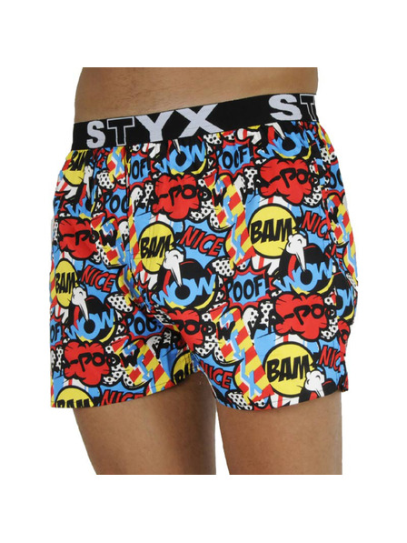 Styx Herren-Boxershorts Styx art Sportgummi poof