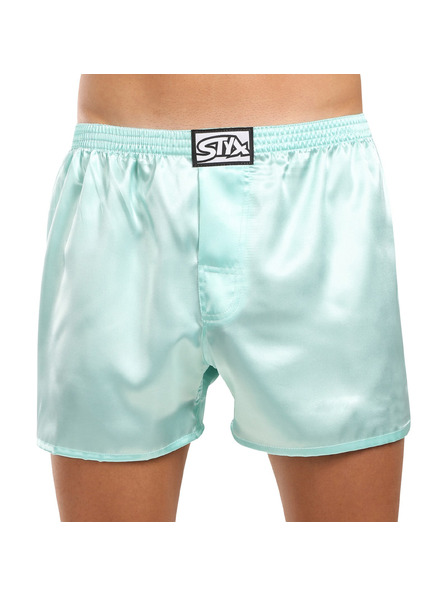 Styx Dreierpack - Herrenshorts Styx klassisches Gummi Satin mehrfarbig