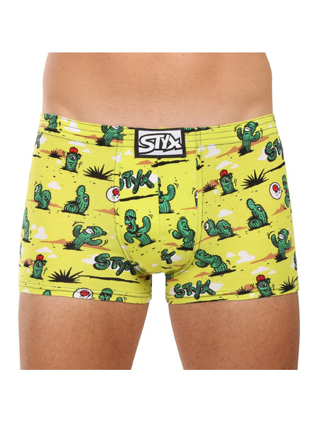 Styx Herren-Boxershorts Styx art klassisches Gummi Kakteen