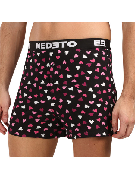 Nedeto Herrenboxershorts Nedeto Hearts mehrfarbig