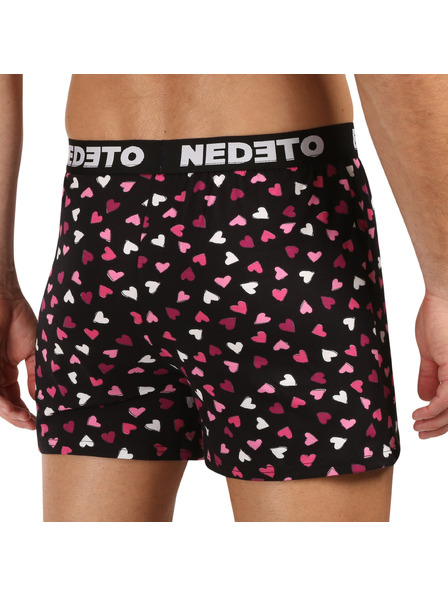 Nedeto Herrenboxershorts Nedeto Hearts mehrfarbig