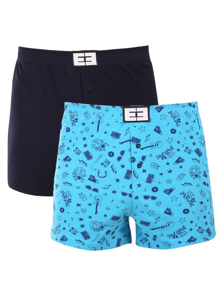 Nedeto 2er-Set - Herren-Boxershorts Nedeto mehrfarbig