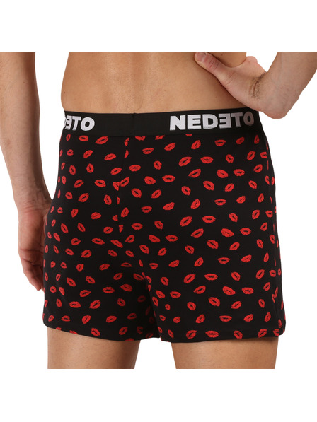 Nedeto Herrenboxershorts Nedeto Kiss mehrfarbig