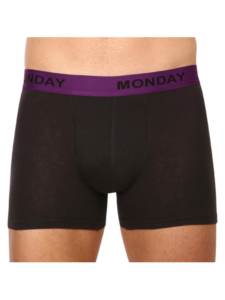 Nedeto Set mit sieben Herren-Boxershorts in schwarz Nedeto