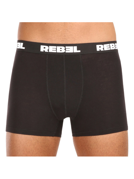 Nedeto Fünfer-Set Herren Boxershorts in Schwarz Nedeto Rebel