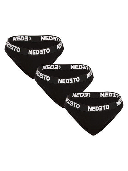 Nedeto Dreier-Set - Damen-Slips Nedeto schwarz