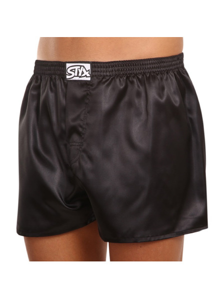 Styx Styx Satin-Shorts für Herren schwarz