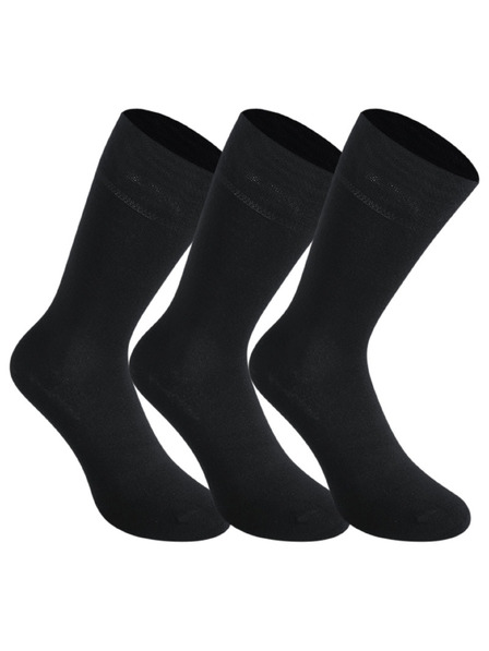 Styx 3PACK Styx High Bamboo Socken Schwarz
