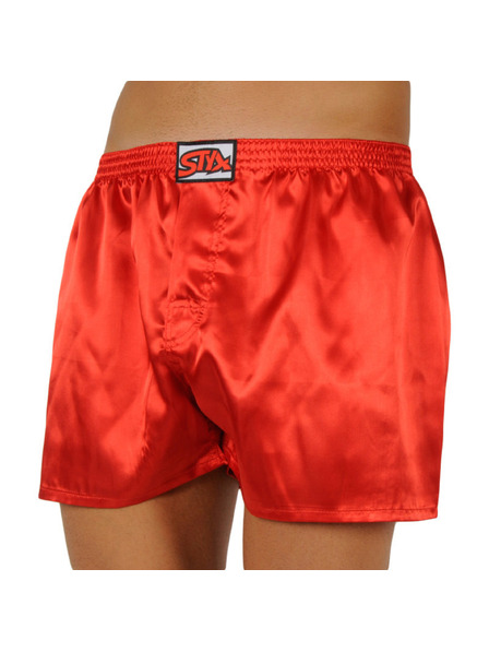 Styx Herren Styx Classic Gummi Shorts Rot Satin