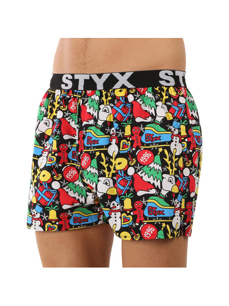Styx Herren Styx Art Sport Shorts Gummi Weihnachten