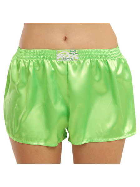Styx Damen Styx Classic Rubber Shorts Satin Grün
