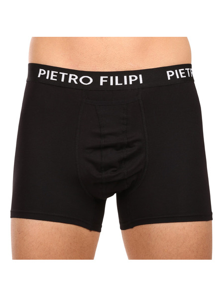 Pietro Filipi Zweier-Set - Herren-Boxershorts Pietro Filipi Kugelhalter schwarz