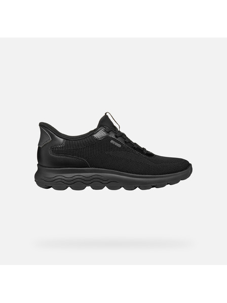 Geox Schwarz Damen Geox Spherica Plus Turnschuhe