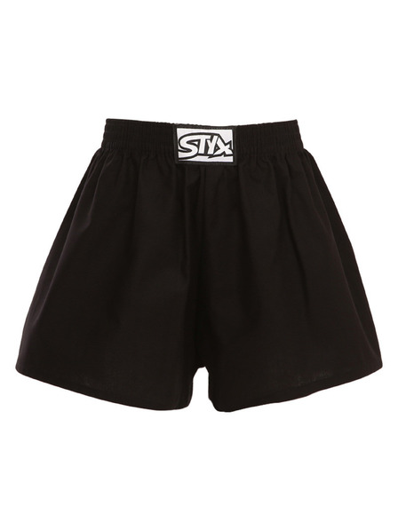 Styx Kinder-Boxershorts Styx klassisches Gummi schwarz