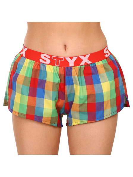 Styx Damen-Boxershorts Styx Sportgummi mehrfarbig