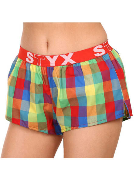 Styx Damen-Boxershorts Styx Sportgummi mehrfarbig