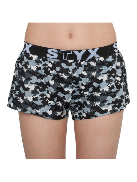 Styx Damen-Boxershorts Styx art Sportgummi Tarnmuster digital