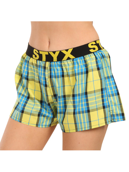 Styx Damen-Boxershorts Styx Sportgummi mehrfarbig