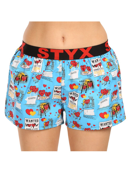 Styx Damen Shorts Styx Kunstsport Gummi Valentinstag Paare