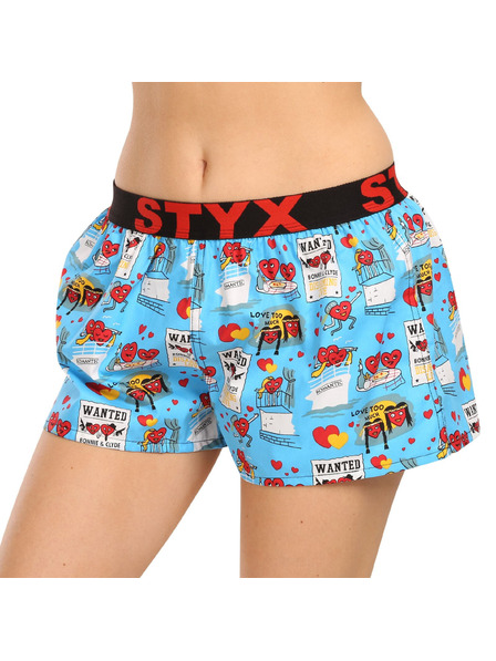Styx Damen Shorts Styx Kunstsport Gummi Valentinstag Paare
