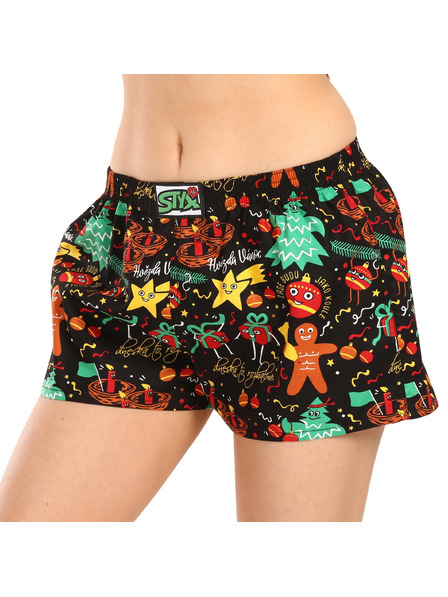 Styx Damen-Shorts Styx art klassisches Gummiband Weihnachten Schmuck