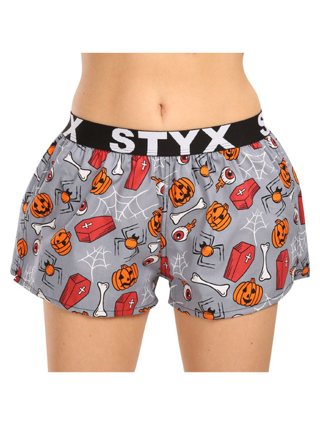 Styx Damen-Boxershorts Styx art Sportgummi Halloween Särge