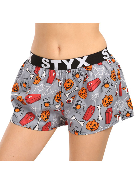 Styx Damen-Boxershorts Styx art Sportgummi Halloween Särge
