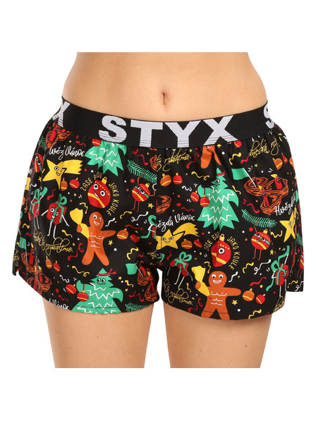 Styx Damen-Boxershorts Styx art Sportgummi Weihnachten Schmuck