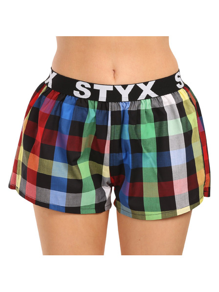 Styx Damen-Boxershorts Styx Sportgummi mehrfarbig