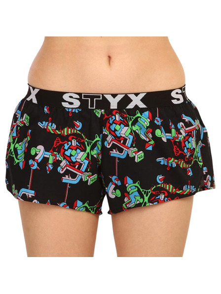 Styx Damen-Boxershorts Styx art Sportgummi strukture