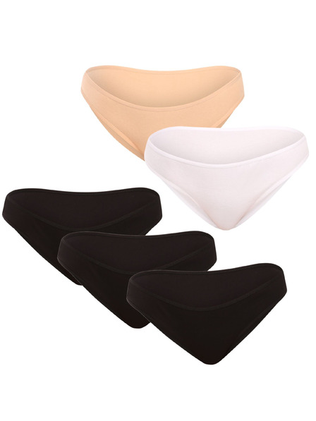Nedeto Fünfer-Set - Damen-Slip Nedeto mehrfarbig