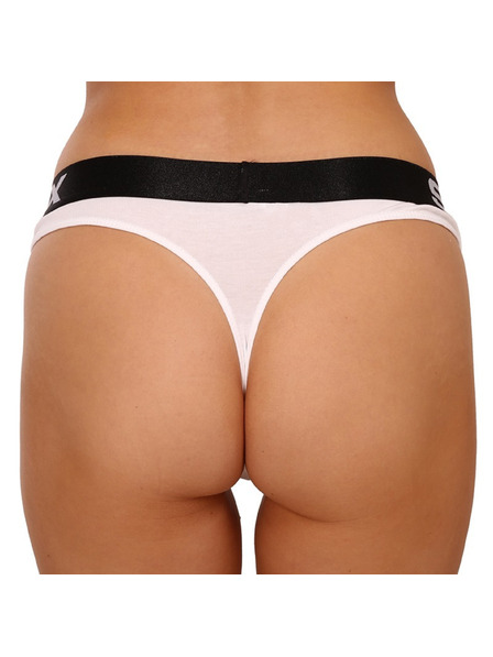 Styx Damen-Tanga Styx Sportgummi weiß