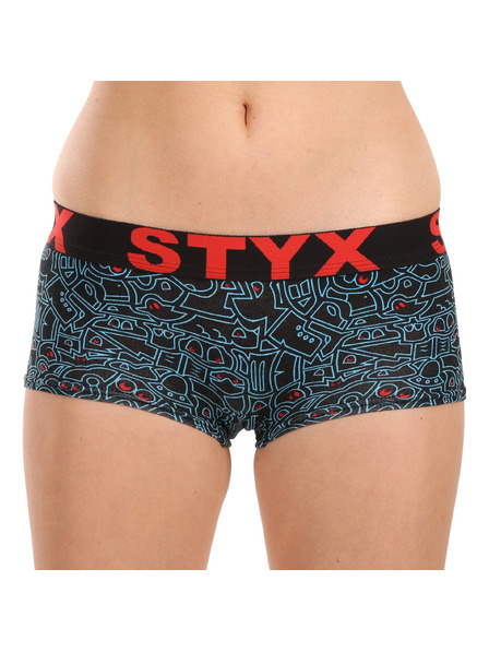 Styx Styx Kunstslip für Damen mit Doodle-Bein