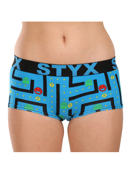 Styx Damen Styx Kunstslips mit Beinspiel