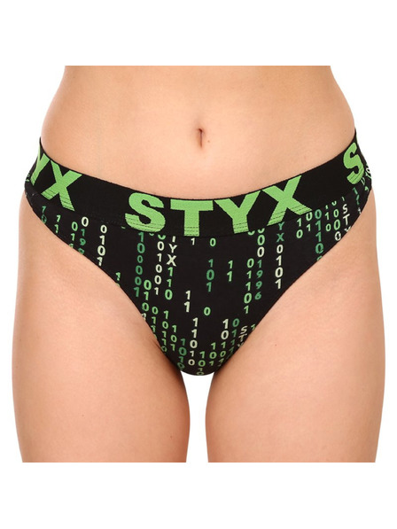 Styx Damen-Tanga Styx art Sportgummi Code