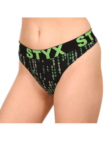 Styx Damen-Tanga Styx art Sportgummi Code