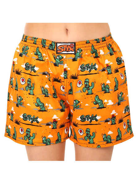 Styx Damen-Schlaf-Boxershorts Styx Kakteen