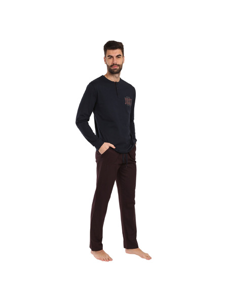 Nedeto Herren-Pyjama Nedeto mehrfarbig