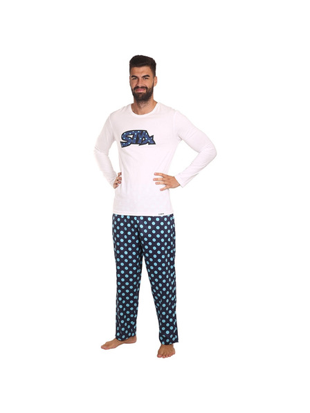 Styx Styx Polka Dot Schlafanzug für Männer