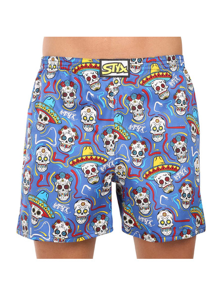 Styx Herren Schlafshorts Styx Totenkopf
